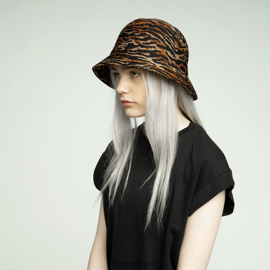 VF8024573 ruskea tiikeri sukupuolineutraali Kangol rento karnevaali Lisätarvikkeet