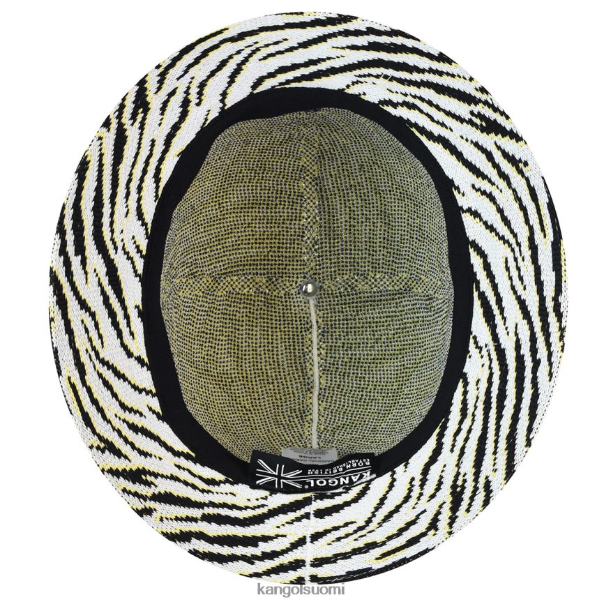 VF8024574 valkoinen seepra sukupuolineutraali Kangol rento karnevaali Lisätarvikkeet