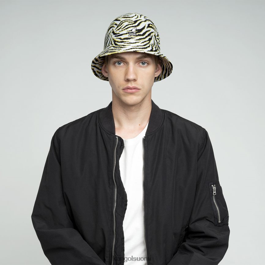 VF8024574 valkoinen seepra sukupuolineutraali Kangol rento karnevaali Lisätarvikkeet