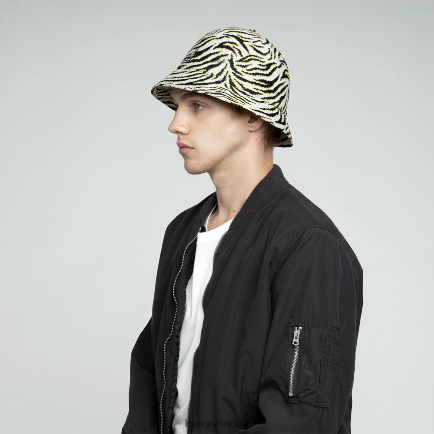 VF8024574 valkoinen seepra sukupuolineutraali Kangol rento karnevaali Lisätarvikkeet