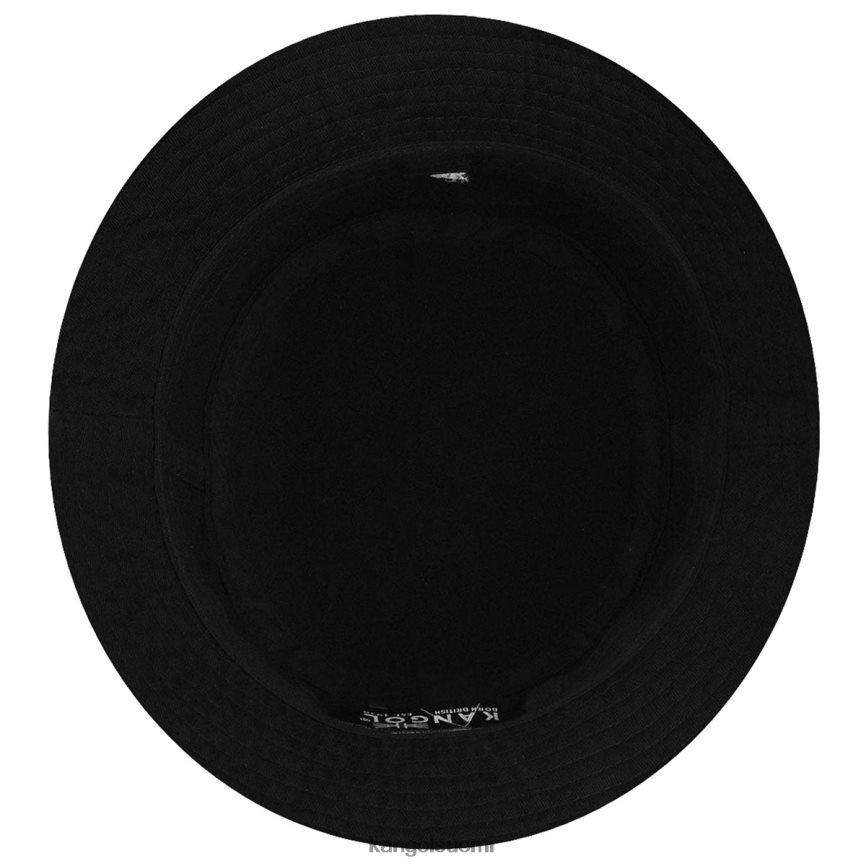 VF8024578 musta sukupuolineutraali Kangol pesty ämpärihattu Lisätarvikkeet
