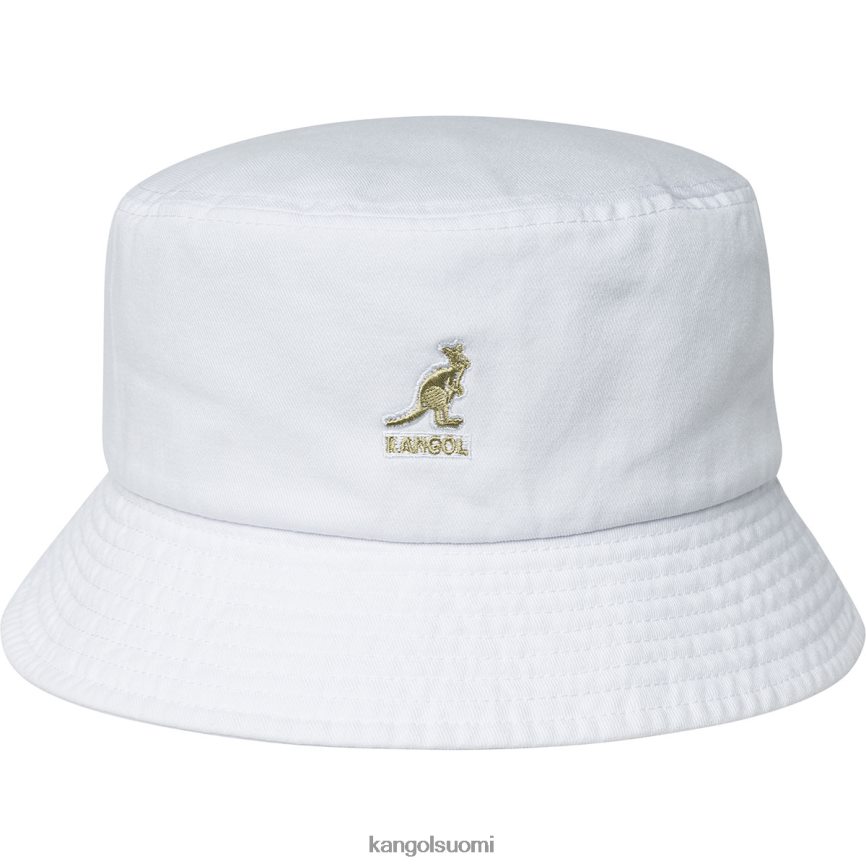 VF8024583 valkoinen sukupuolineutraali Kangol pesty ämpärihattu Lisätarvikkeet