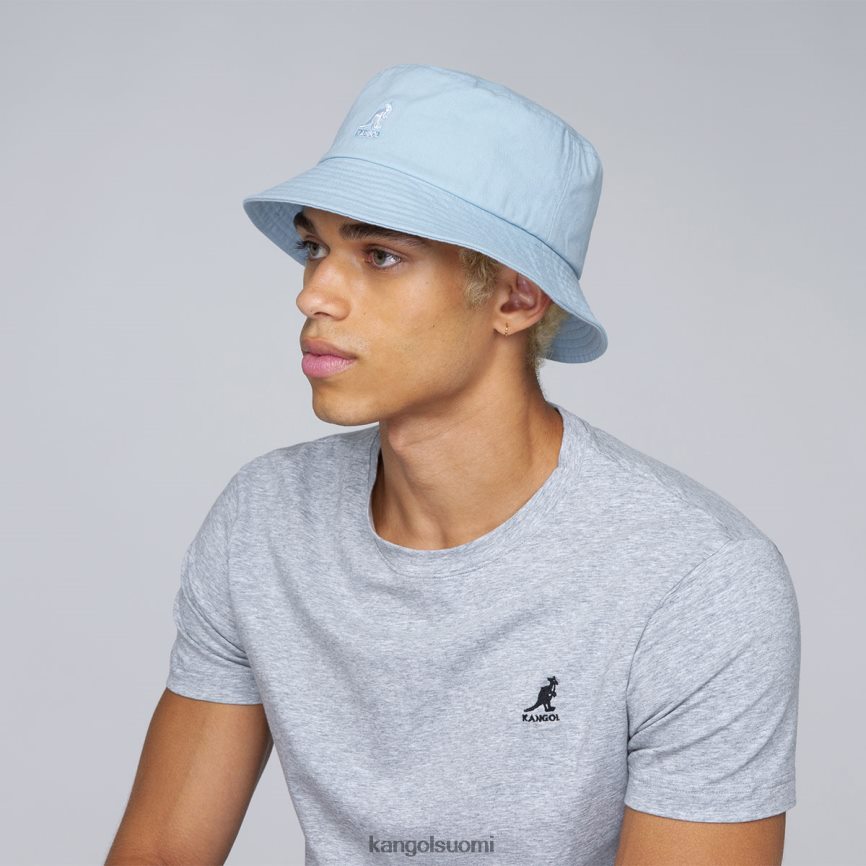 VF8024584 sininen sävy sukupuolineutraali Kangol pesty ämpärihattu Lisätarvikkeet