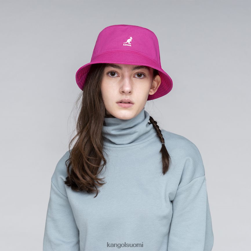 VF8024587 sähköinen pinkki sukupuolineutraali Kangol pesty ämpärihattu Lisätarvikkeet