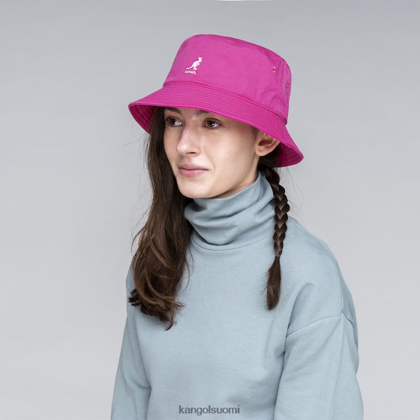 VF8024587 sähköinen pinkki sukupuolineutraali Kangol pesty ämpärihattu Lisätarvikkeet