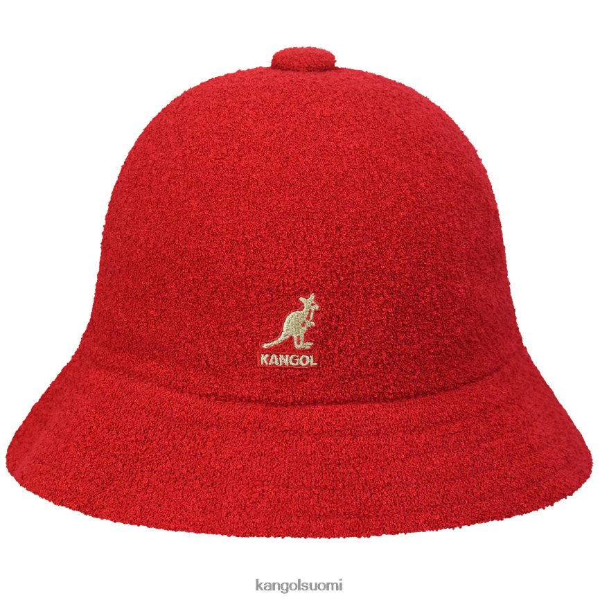 VF8024602 helakanpunainen sukupuolineutraali Kangol bermuda rento Lisätarvikkeet