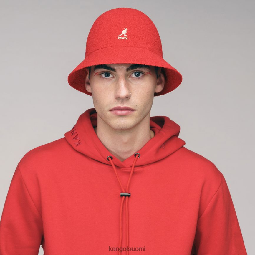 VF8024602 helakanpunainen sukupuolineutraali Kangol bermuda rento Lisätarvikkeet