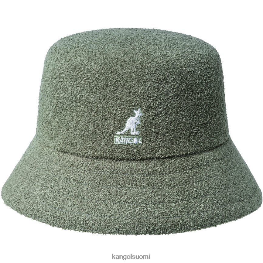 VF8024624 öljynvihreä sukupuolineutraali Kangol bermuda ämpäri Lisätarvikkeet