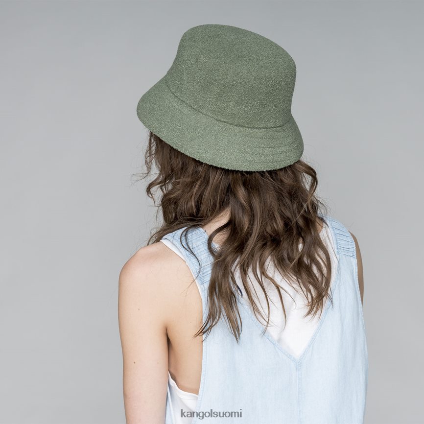 VF8024624 öljynvihreä sukupuolineutraali Kangol bermuda ämpäri Lisätarvikkeet