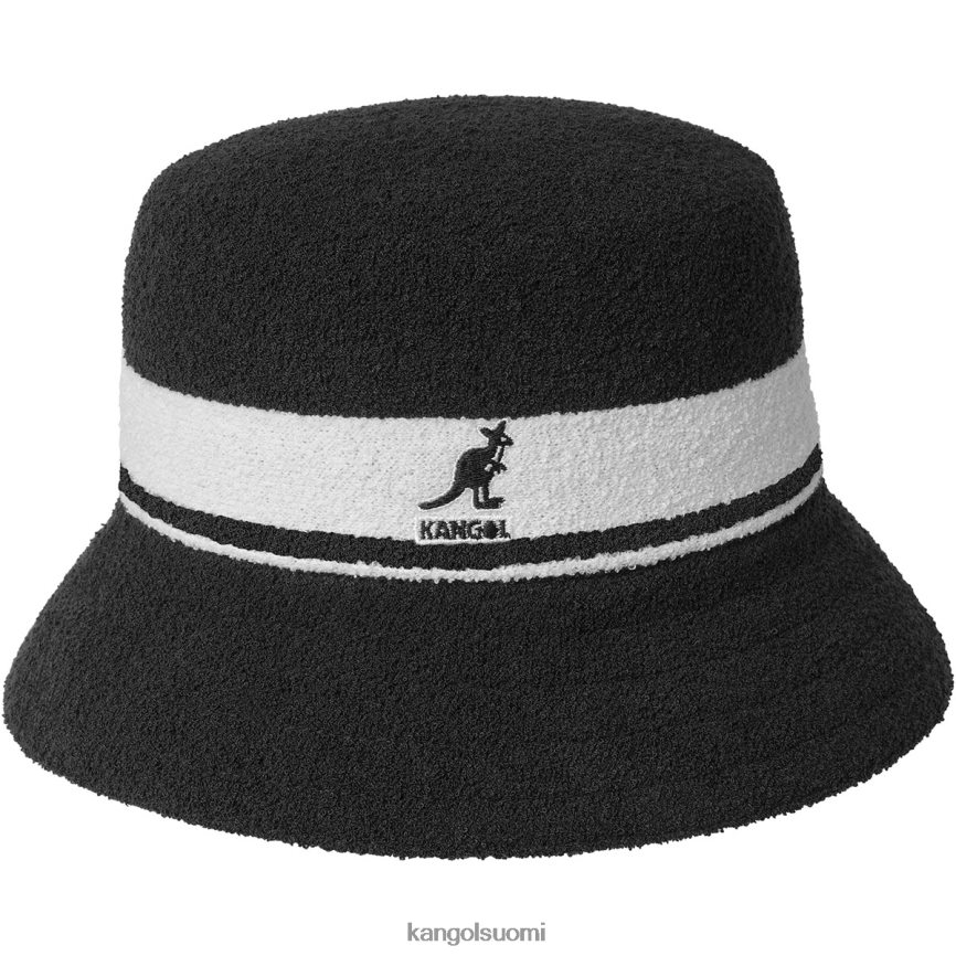 VF8024642 musta sukupuolineutraali Kangol bermuda raidallinen ämpäri Lisätarvikkeet