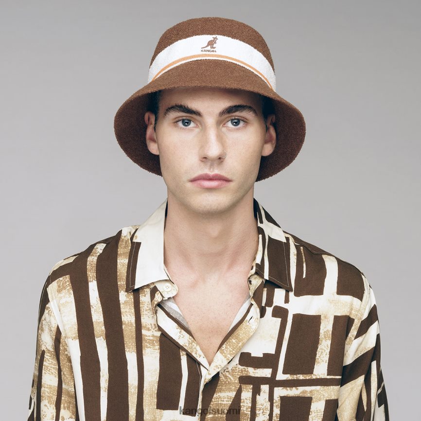 VF8024643 mahonki sukupuolineutraali Kangol bermuda raidallinen ämpäri Lisätarvikkeet
