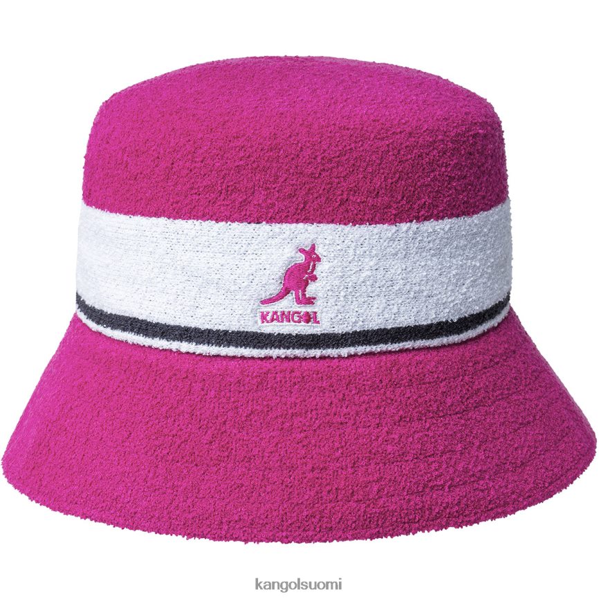 VF8024646 sähköinen pinkki sukupuolineutraali Kangol bermuda raidallinen ämpäri Lisätarvikkeet
