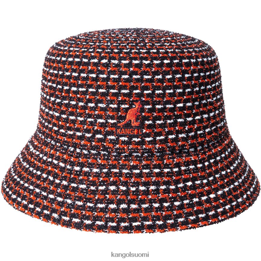VF8024661 musta sukupuolineutraali Kangol sokkelo jacquard-ämpäri Lisätarvikkeet