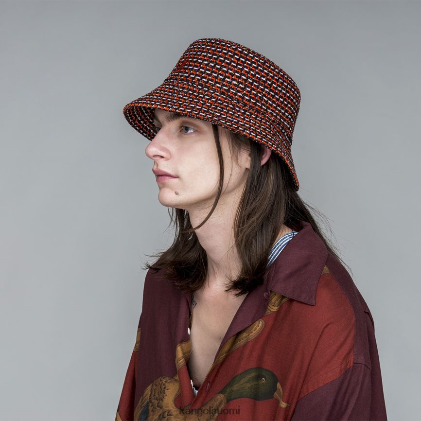 VF8024661 musta sukupuolineutraali Kangol sokkelo jacquard-ämpäri Lisätarvikkeet