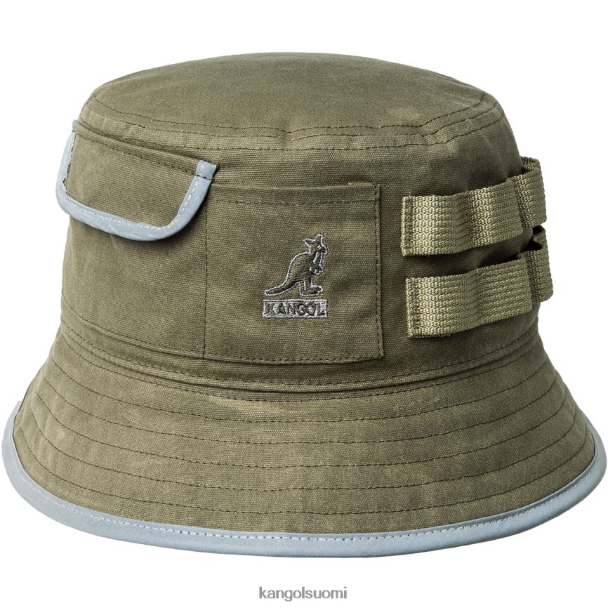 VF8024666 oliivi sukupuolineutraali Kangol vahattu apukauha Lisätarvikkeet