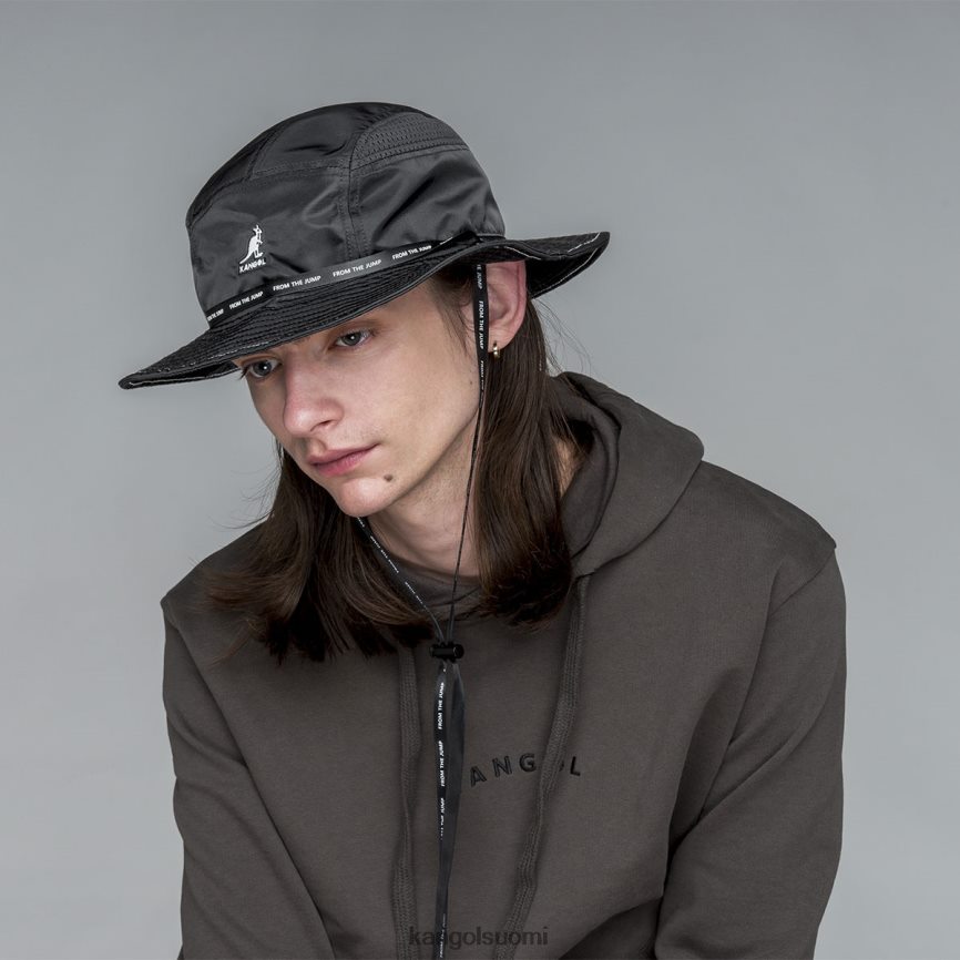 VF8024671 musta sukupuolineutraali Kangol hyppykauhasta Lisätarvikkeet