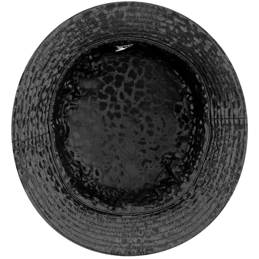 VF8024674 musta sukupuolineutraali Kangol kohokuvioitu käännettävä ämpäri Lisätarvikkeet