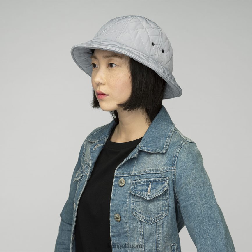 VF8024687 vaalean harmaa sukupuolineutraali Kangol tikattu rento Lisätarvikkeet