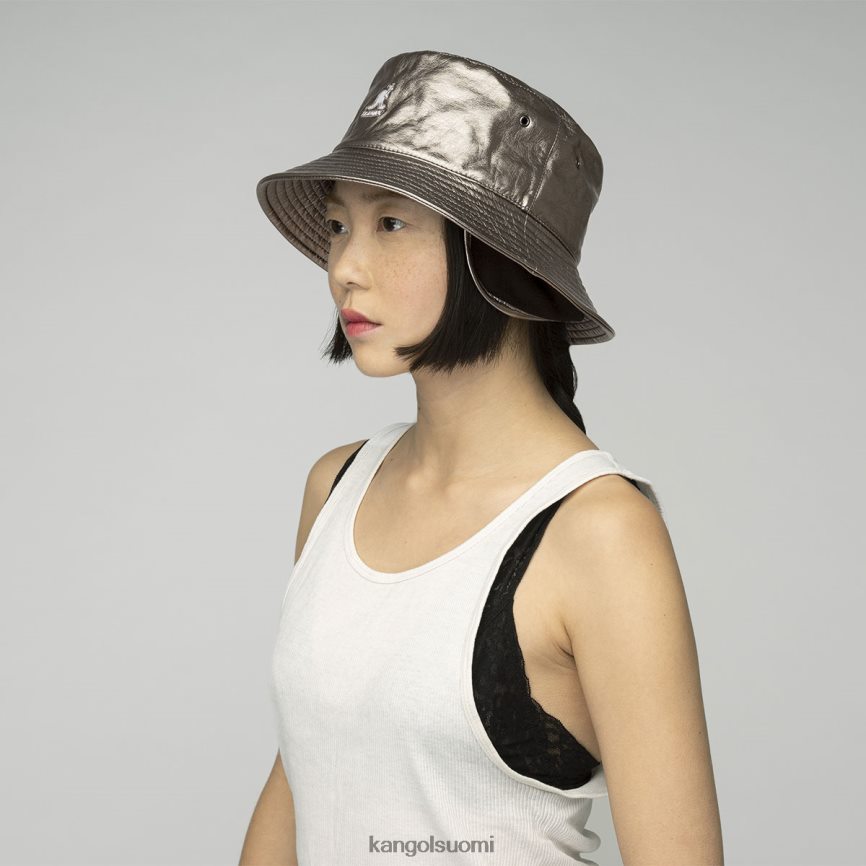 VF8024688 pronssinen ryppy sukupuolineutraali Kangol tuleva ämpäri korvaläppäillä Lisätarvikkeet