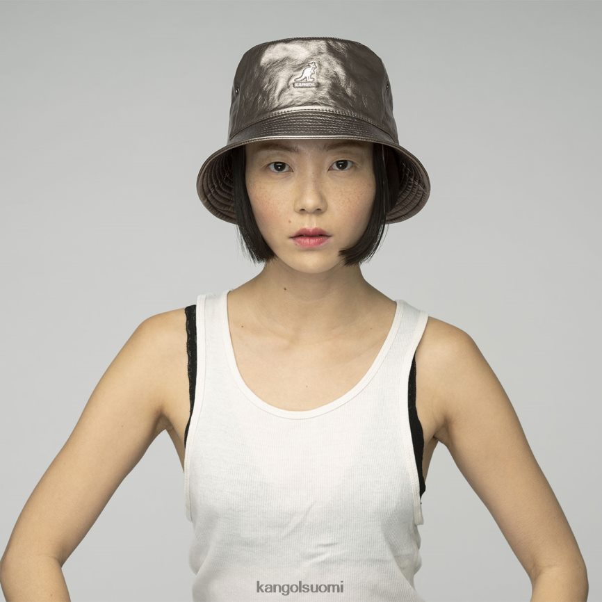 VF8024688 pronssinen ryppy sukupuolineutraali Kangol tuleva ämpäri korvaläppäillä Lisätarvikkeet