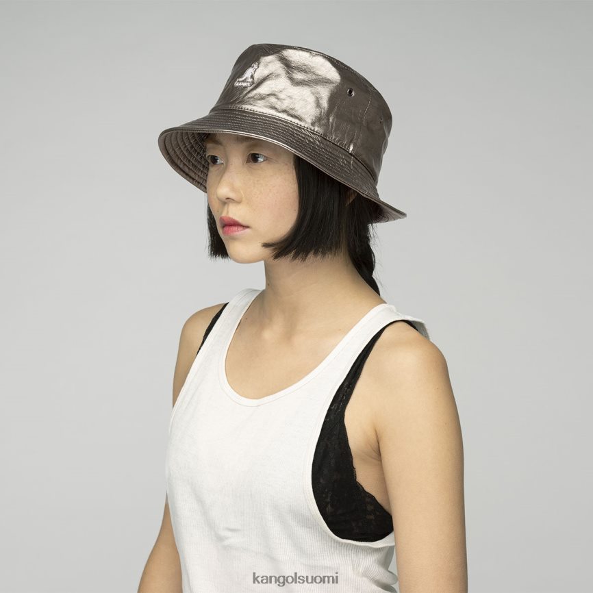 VF8024688 pronssinen ryppy sukupuolineutraali Kangol tuleva ämpäri korvaläppäillä Lisätarvikkeet