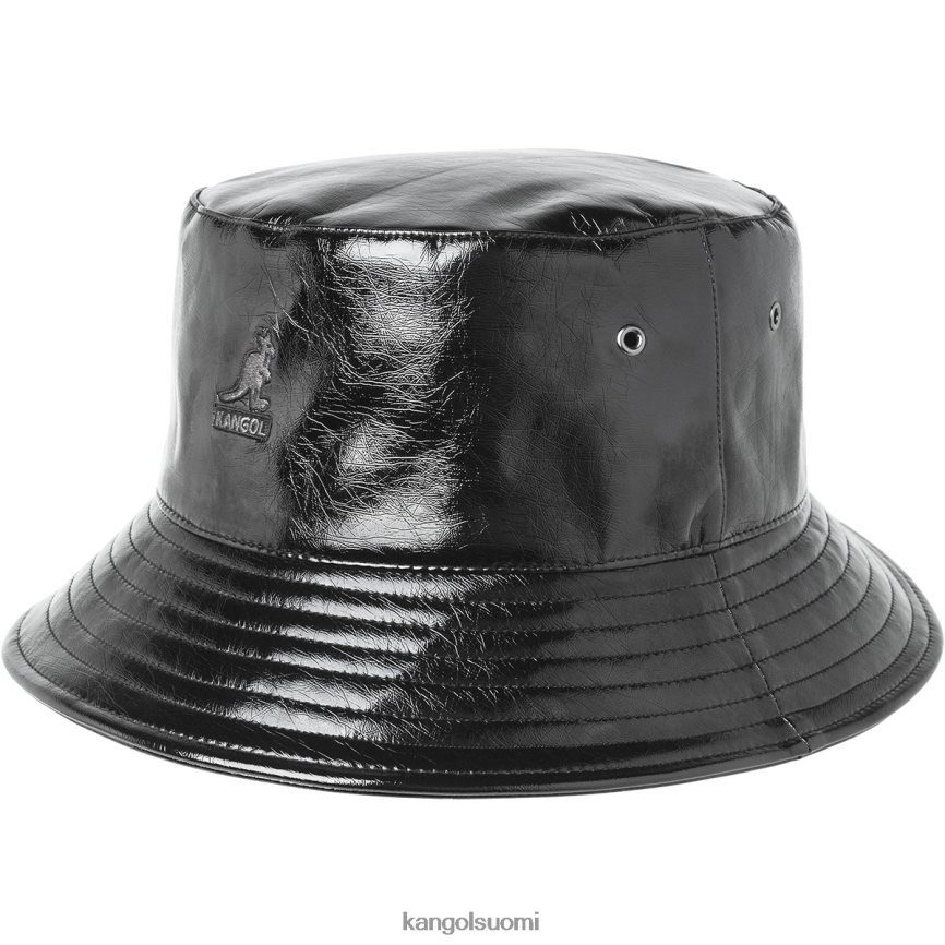 VF8024689 musta ryppy sukupuolineutraali Kangol tuleva ämpäri korvaläppäillä Lisätarvikkeet