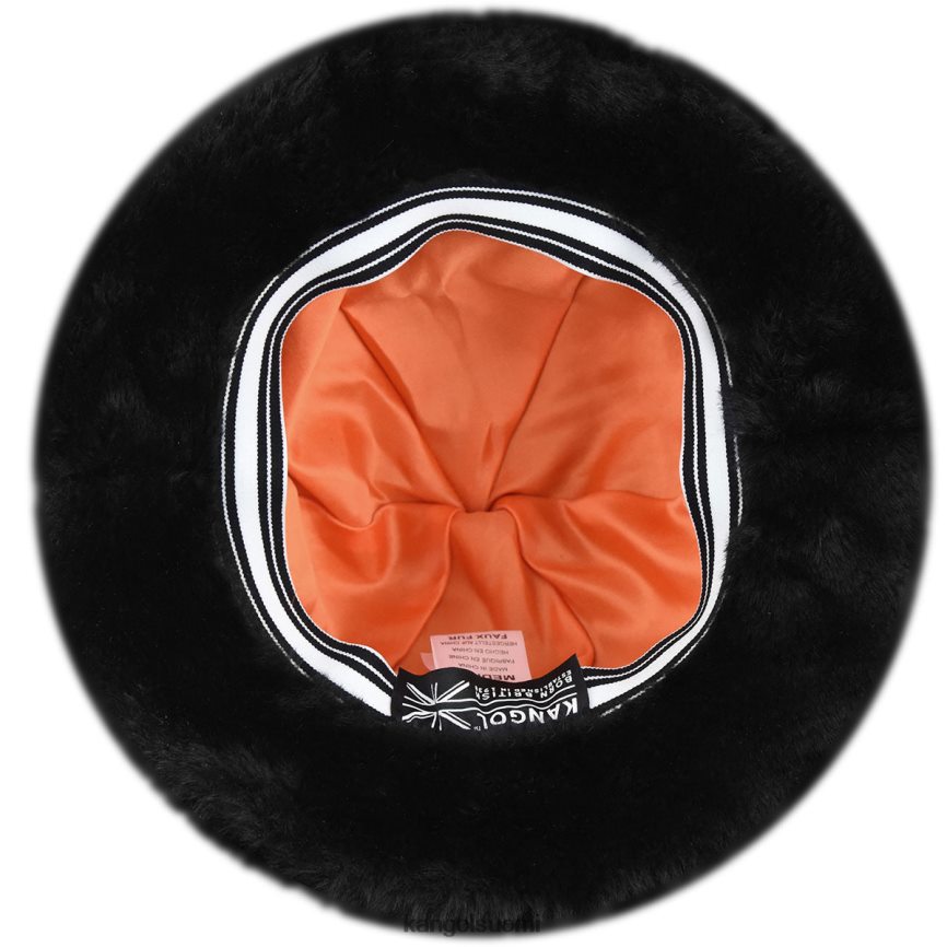 VF8024697 musta sukupuolineutraali Kangol tekoturkis rento Lisätarvikkeet