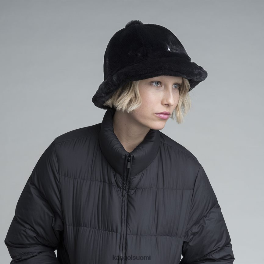 VF8024697 musta sukupuolineutraali Kangol tekoturkis rento Lisätarvikkeet