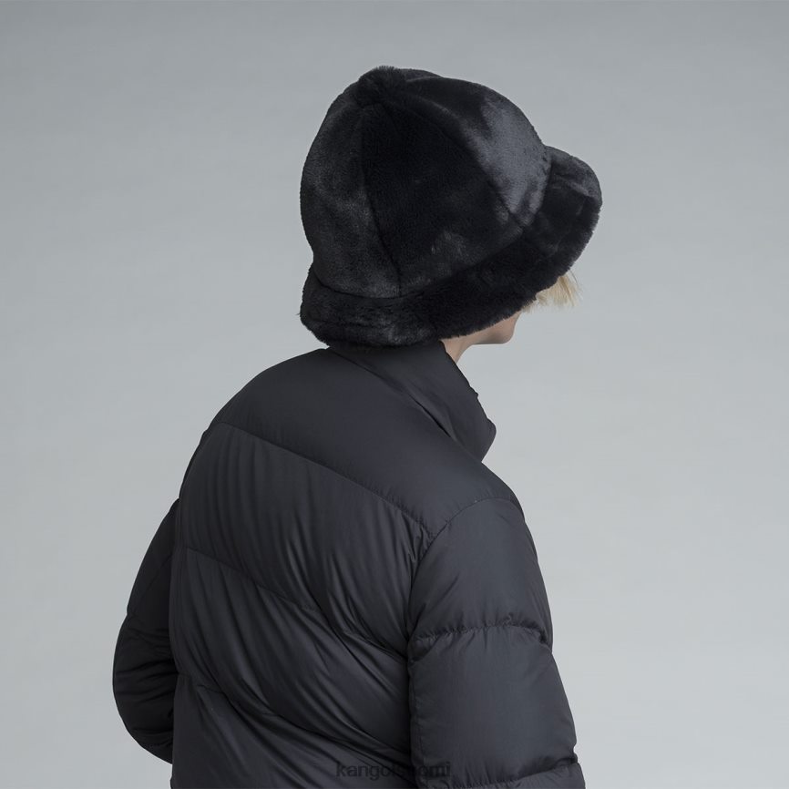 VF8024697 musta sukupuolineutraali Kangol tekoturkis rento Lisätarvikkeet