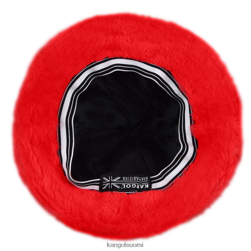 VF8024701 helakanpunainen sukupuolineutraali Kangol tekoturkis rento Lisätarvikkeet