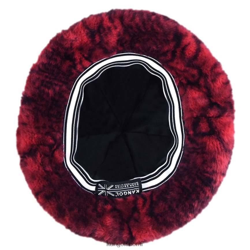 VF8024703 punainen käärme sukupuolineutraali Kangol tekoturkis rento Lisätarvikkeet