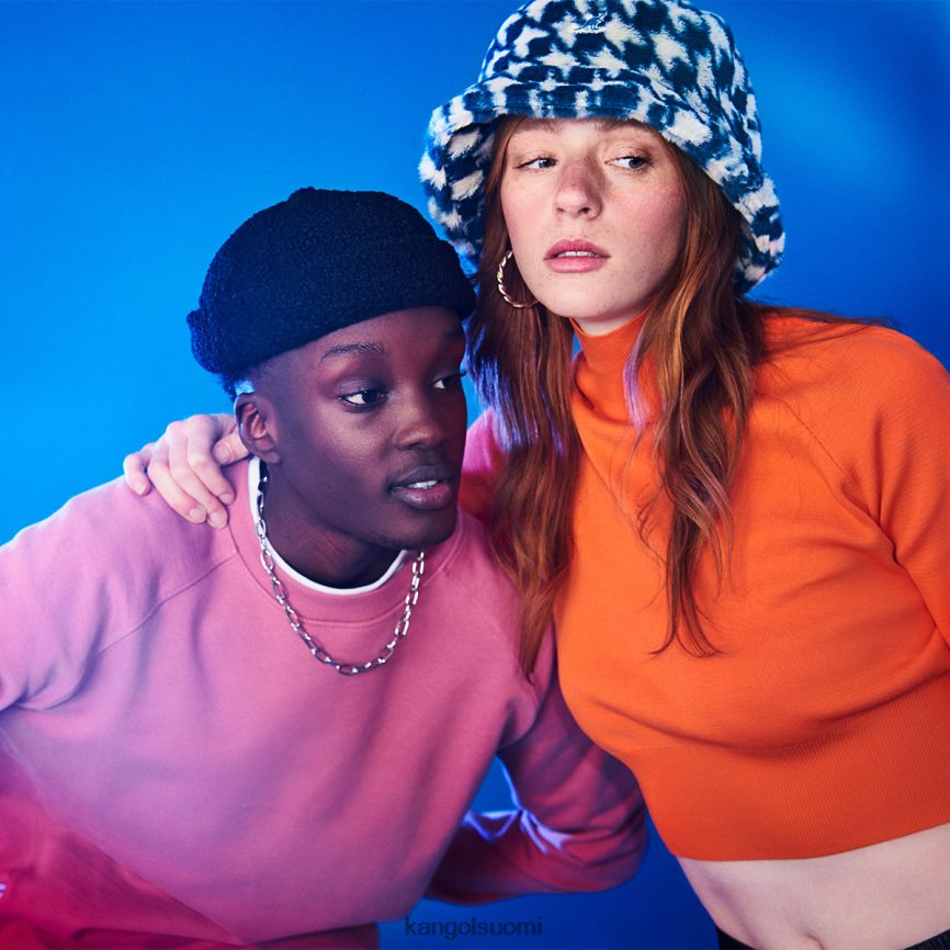 VF8024709 sininen koiranhammas sukupuolineutraali Kangol tekoturkisämpäri Lisätarvikkeet