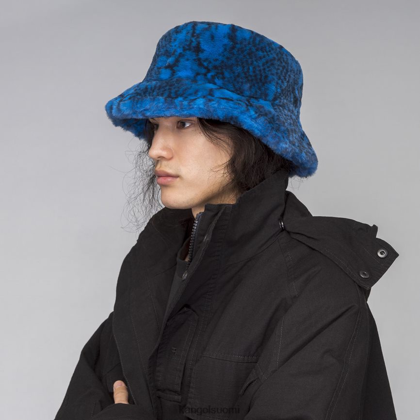 VF8024711 sininen käärme sukupuolineutraali Kangol tekoturkisämpäri Lisätarvikkeet