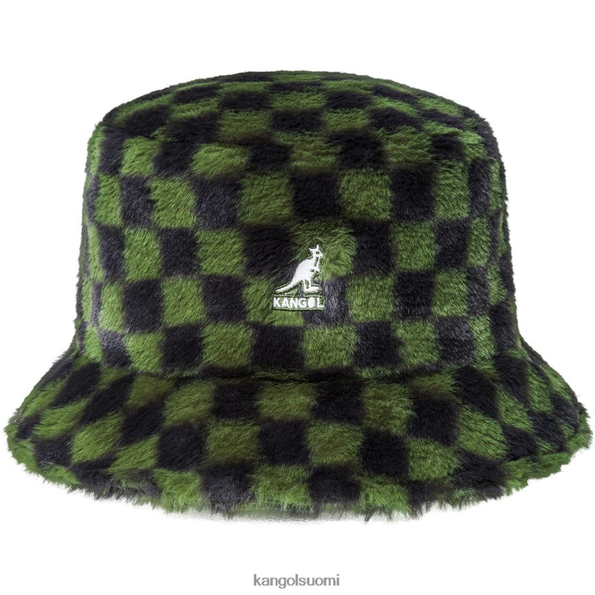 VF8024712 oliivi shekki sukupuolineutraali Kangol tekoturkisämpäri Lisätarvikkeet