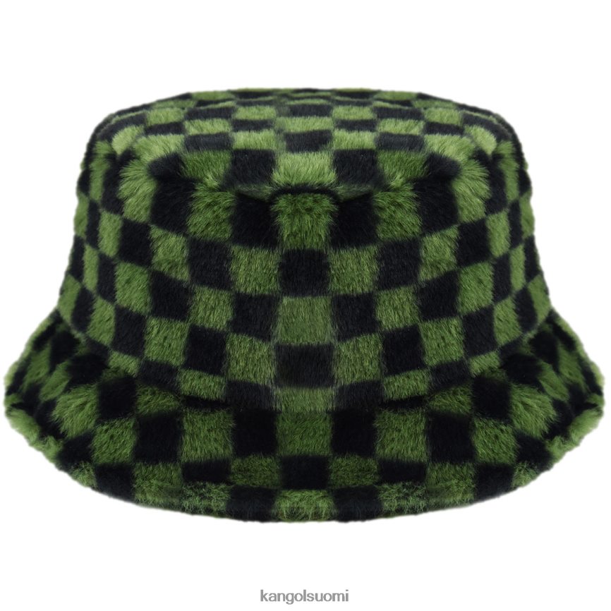 VF8024712 oliivi shekki sukupuolineutraali Kangol tekoturkisämpäri Lisätarvikkeet