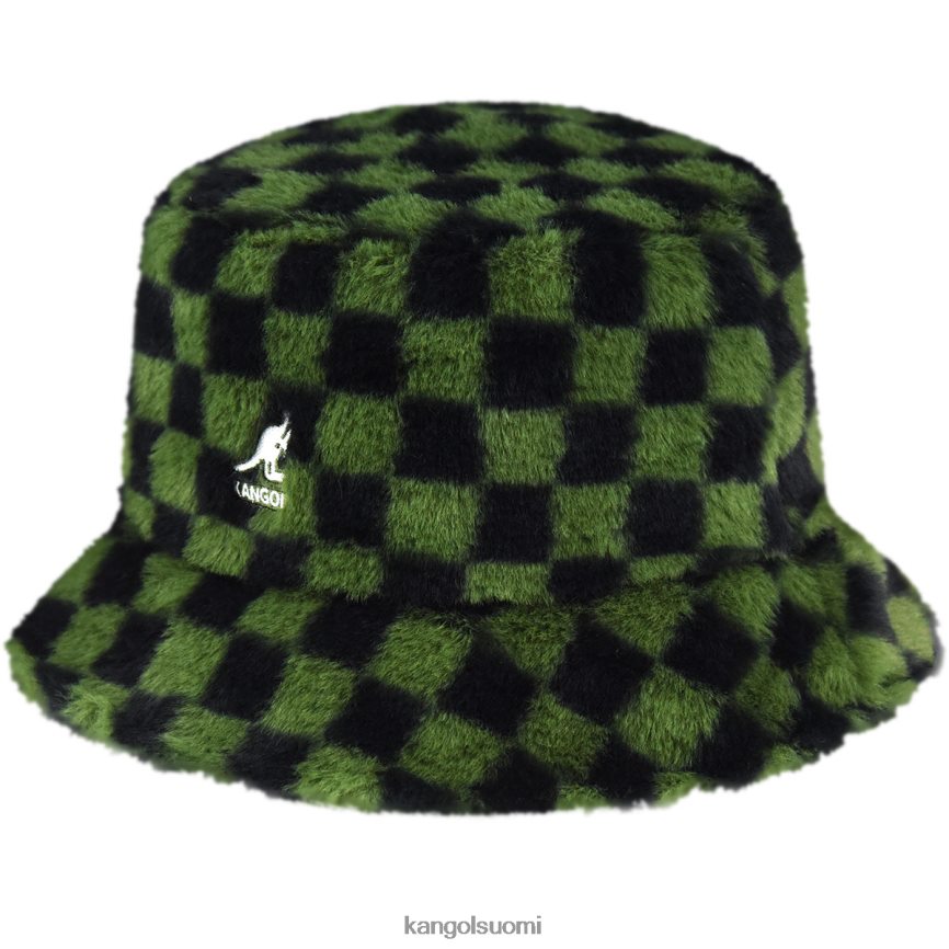 VF8024712 oliivi shekki sukupuolineutraali Kangol tekoturkisämpäri Lisätarvikkeet