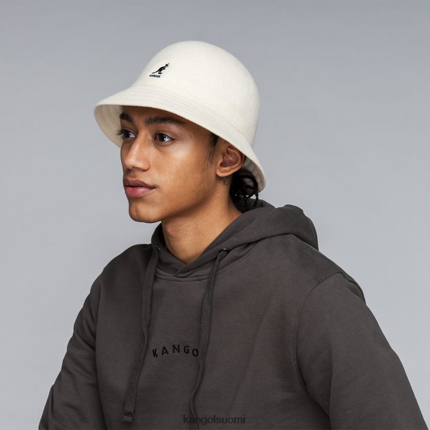 VF8024719 valkoinen sukupuolineutraali Kangol villa rento Lisätarvikkeet