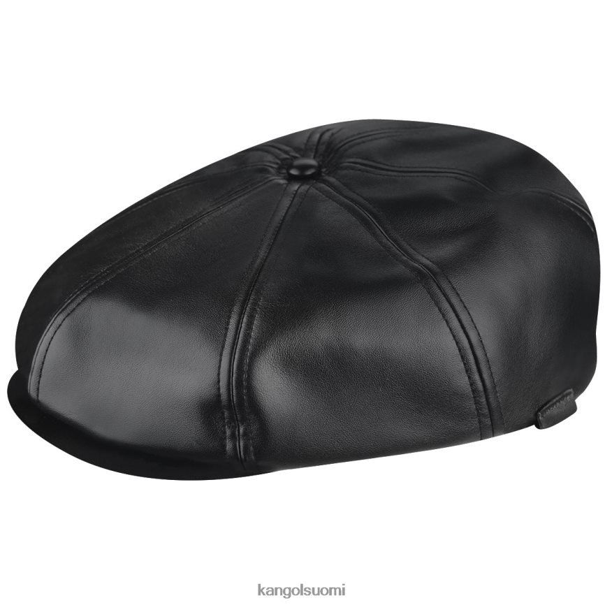 VF8024763 musta sukupuolineutraali Kangol keinonahkainen korkki Lisätarvikkeet