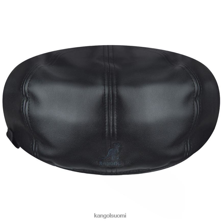 VF8024763 musta sukupuolineutraali Kangol keinonahkainen korkki Lisätarvikkeet
