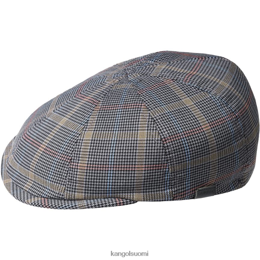 VF8024774 harmaa ruudullinen sukupuolineutraali Kangol kuviollinen flexfit lippalakki Lisätarvikkeet