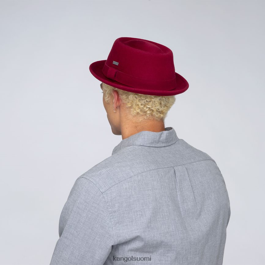 VF8024804 punainen sametti sukupuolineutraali Kangol kiillotettu porsaanpiirakka Lisätarvikkeet