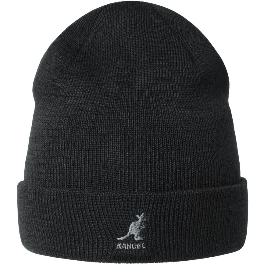VF8024809 musta sukupuolineutraali Kangol rib stripe rev pipo Lisätarvikkeet