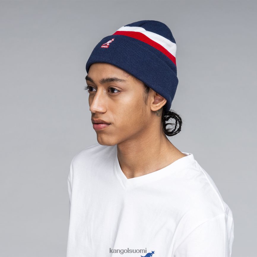 VF8024821 laivasto sukupuolineutraali Kangol kaksiraitainen pipo Lisätarvikkeet