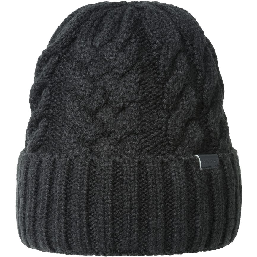 VF8024824 musta sukupuolineutraali Kangol kaapelipipo Lisätarvikkeet