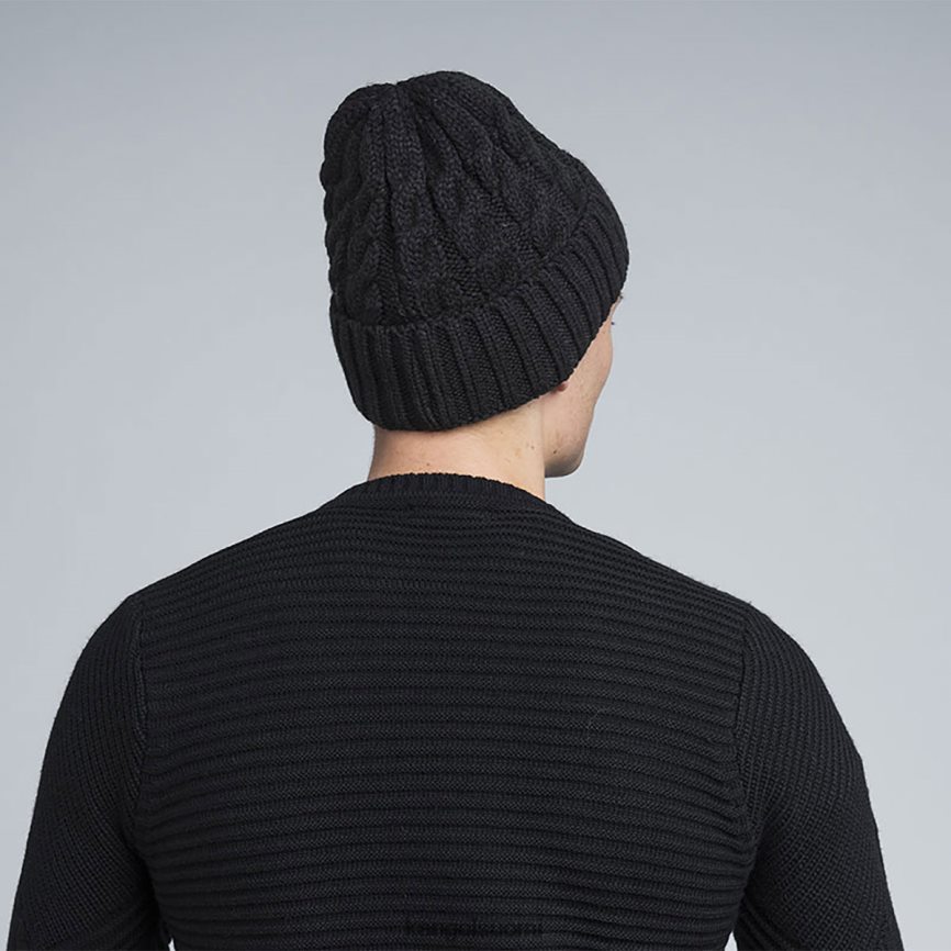 VF8024824 musta sukupuolineutraali Kangol kaapelipipo Lisätarvikkeet