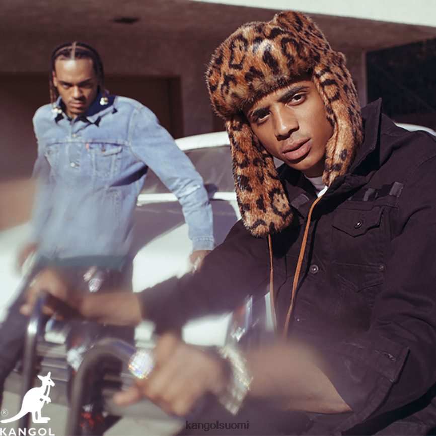 VF8024825 leopardi sukupuolineutraali Kangol leopardin pyydystäjä Lisätarvikkeet