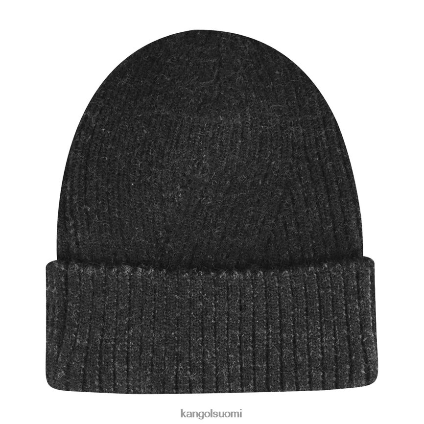 VF8024835 musta/tummanharmaa sukupuolineutraali Kangol 2-sävyinen mansetin vetoketju Lisätarvikkeet