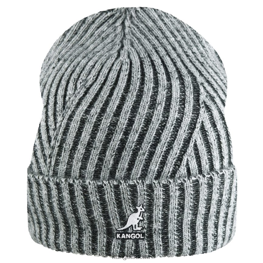VF8024837 harmaa sukupuolineutraali Kangol 2-sävyinen mansetin vetoketju Lisätarvikkeet