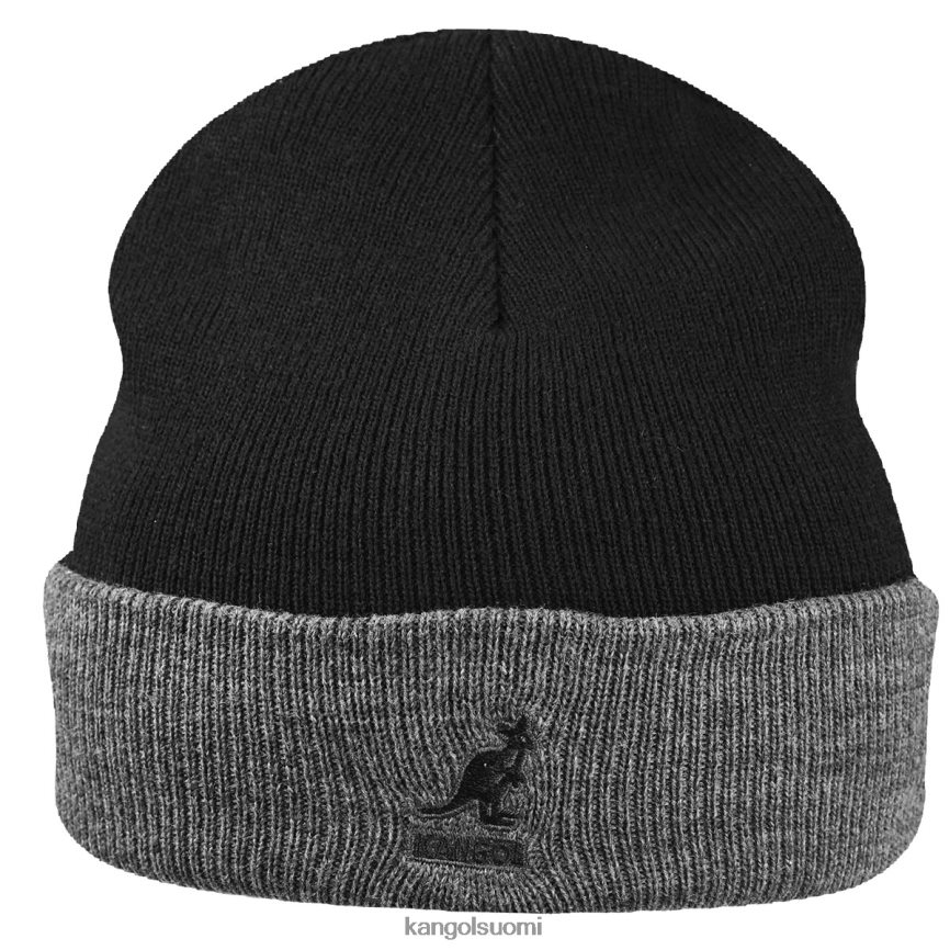 VF8024842 musta/tumma flanelli sukupuolineutraali Kangol akryyli ranneke vetää Lisätarvikkeet