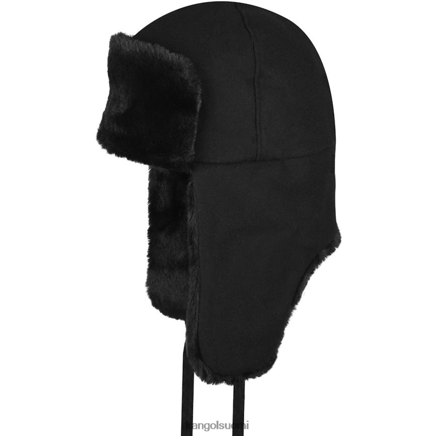 VF8024851 musta sukupuolineutraali Kangol villainen ushanka Lisätarvikkeet
